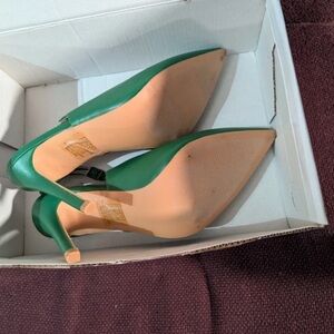 Elegant Green Women's Heels